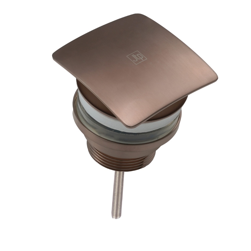 JTP Hix Brushed Bronze Universal Click-Clack Basin Waste Cut Out